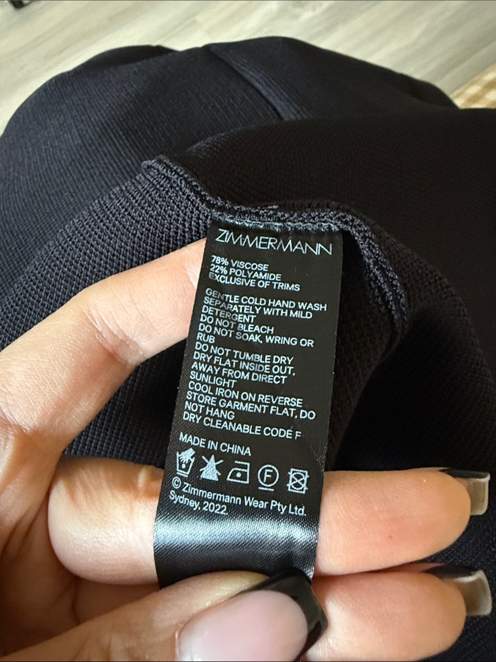 Zimmermann Black Knitted Midi Skirt - Picture 6 of 6